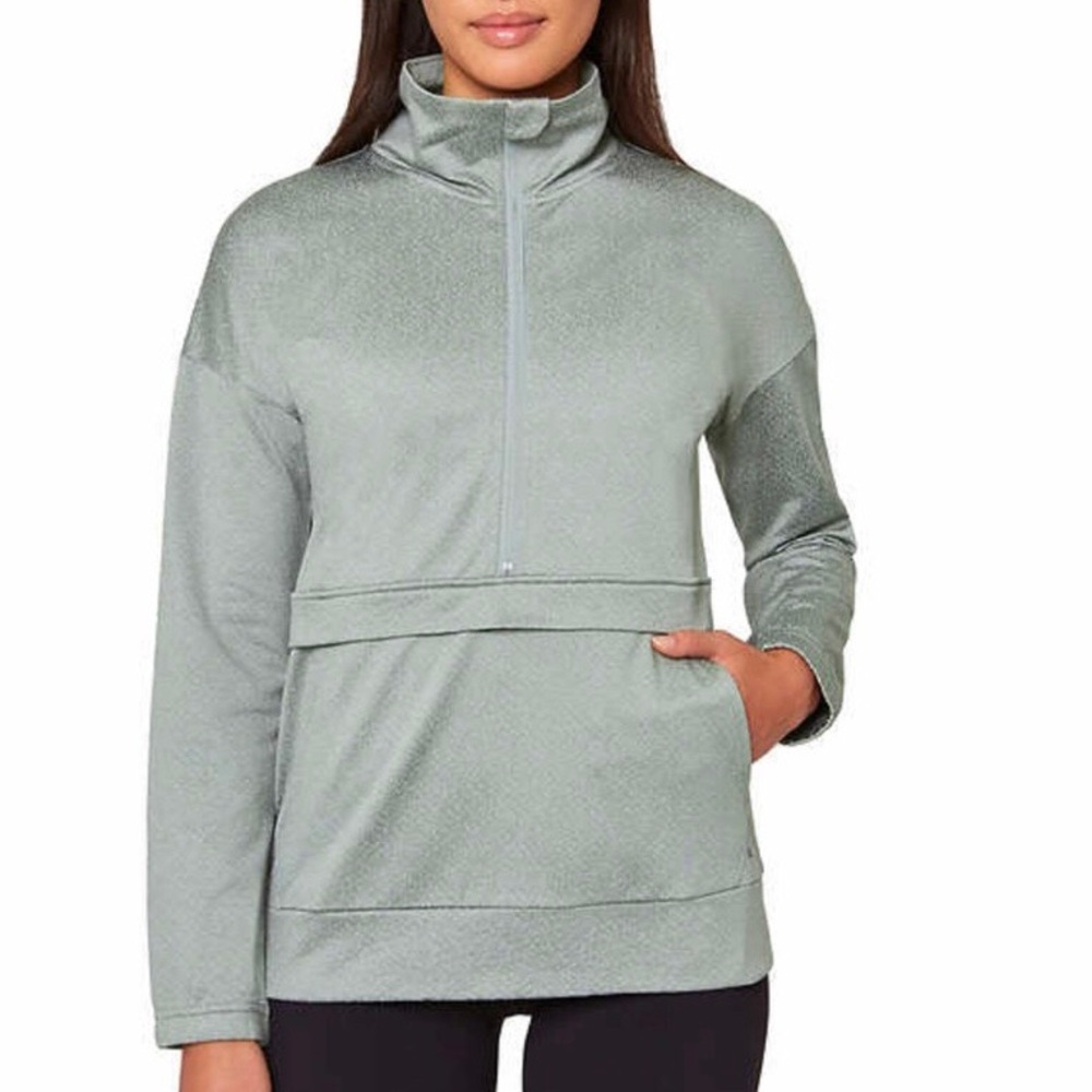 Mondetta Ladies Jaquard Popover Half Zip Size XL